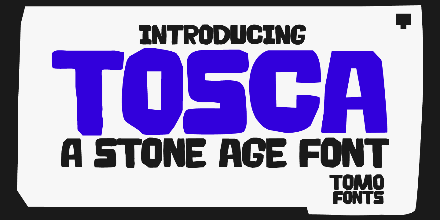 Шрифт TOMO Tosca